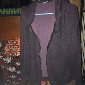 Purple zip up hoodie